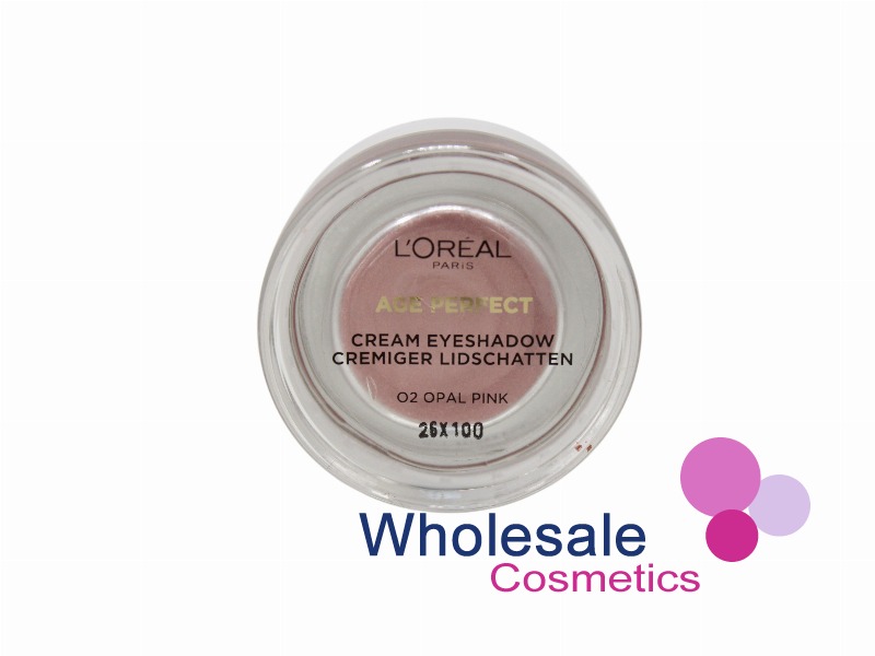6 x L'Oreal Paris Age Perfect Cream Eyeshadow - 02 OPAL PINK